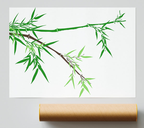 Bamboo Branches Print