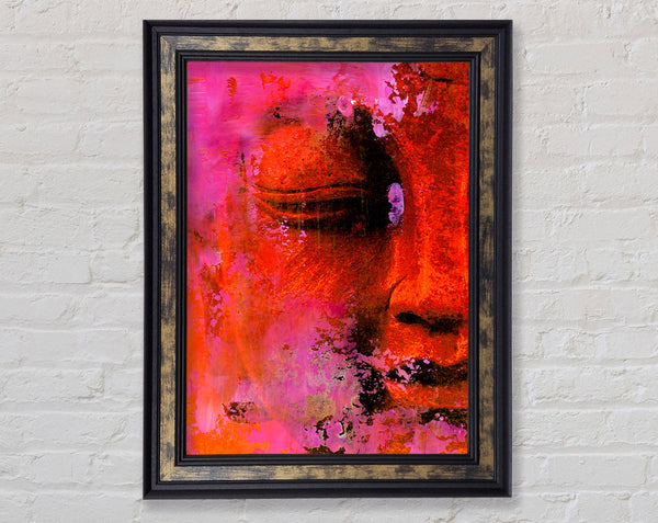 Ancient Buddha Statue Framed Print