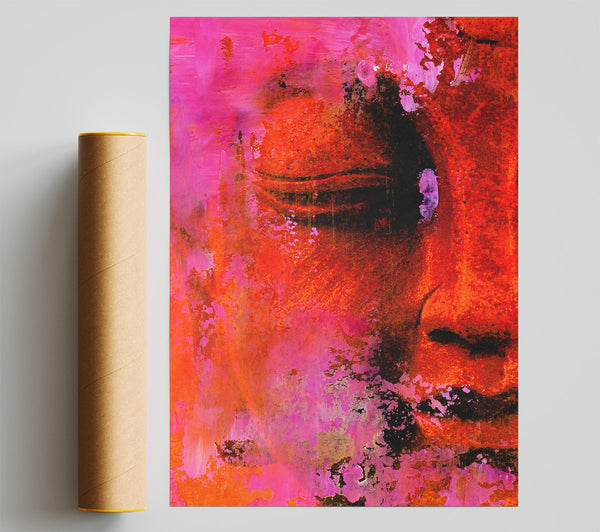 Ancient Buddha Statue Poster