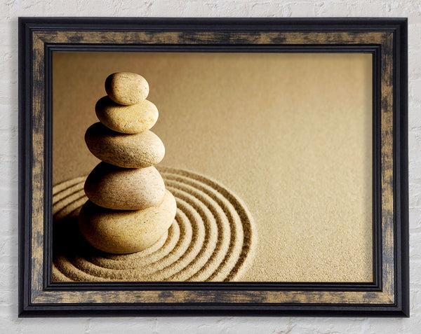 Just Balance Framed Print