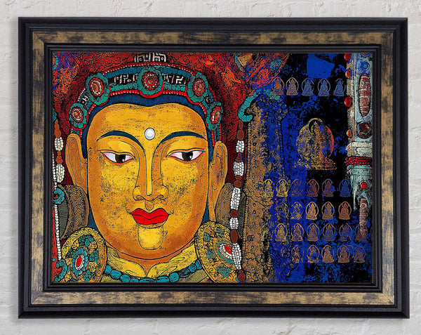 Tibetan Art Buddha Framed Print