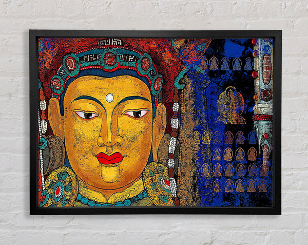 Tibetan Art Buddha Framed Print