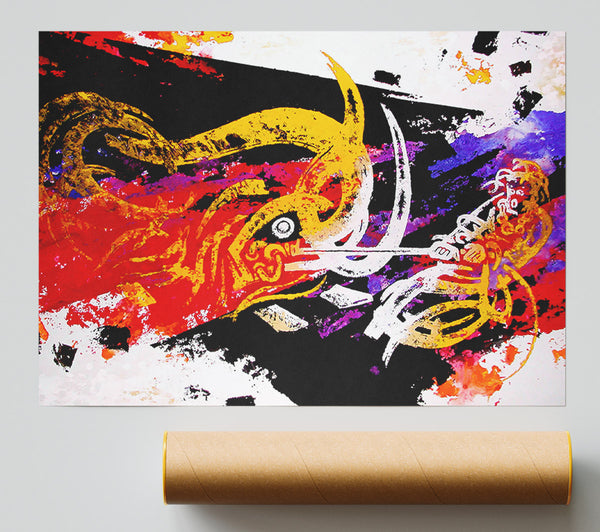 Tibetan Art Dragon Slayer Print