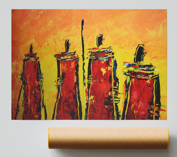 Masai Tribe Poster