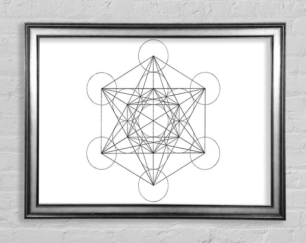 Metronscubeclean Framed Print
