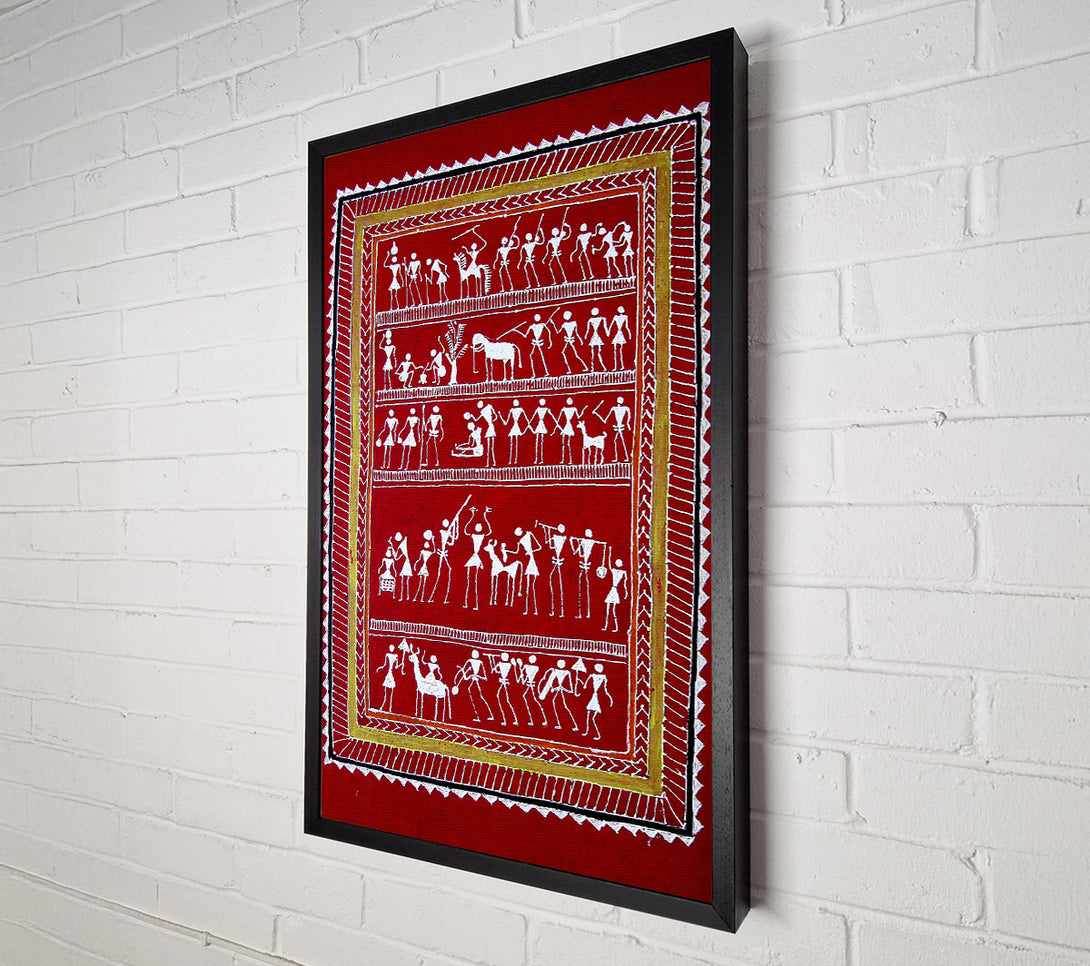  A Canvas Print of Aboriginal Saura Canvas Print