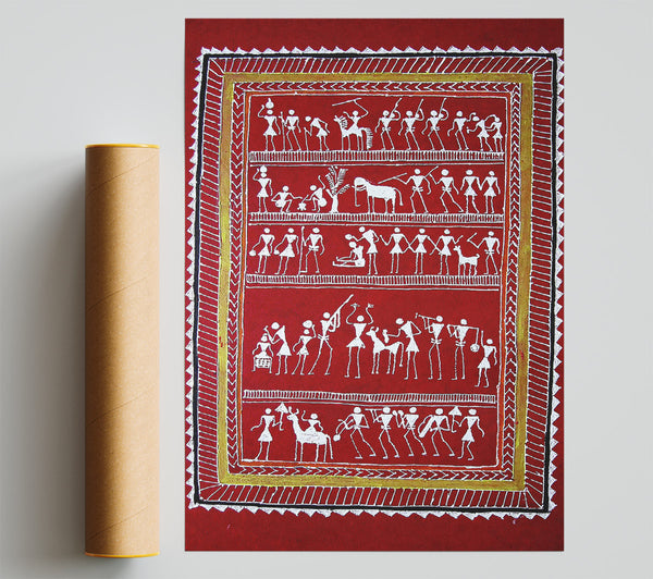 Aboriginal Saura Print