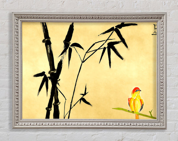 Chinese Bird Painting Framed Print