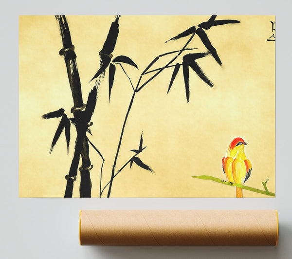 Chinese Bird Painting Giclee Print