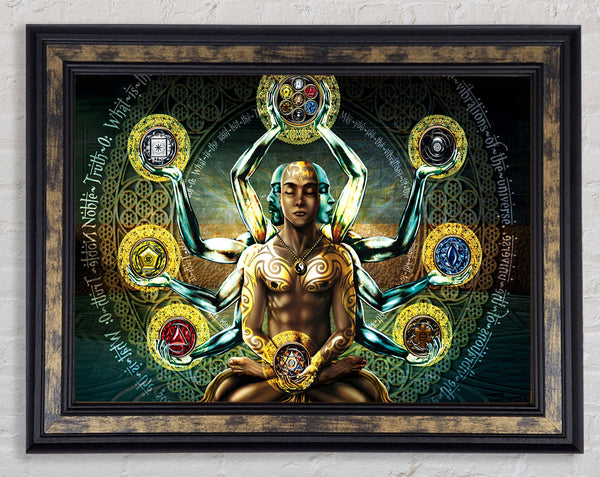 Tibetan Unifying Elements Framed Print