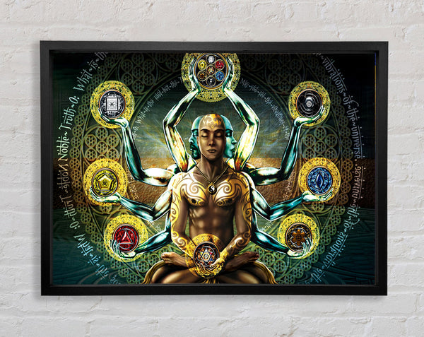 Tibetan Unifying Elements Framed Print