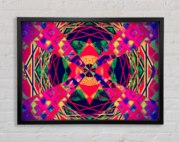Scared Geo Framed Print