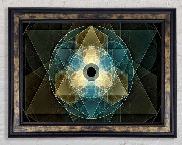 Sacred Pyramids Framed Print