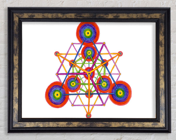Tetra-Octa Framed Print