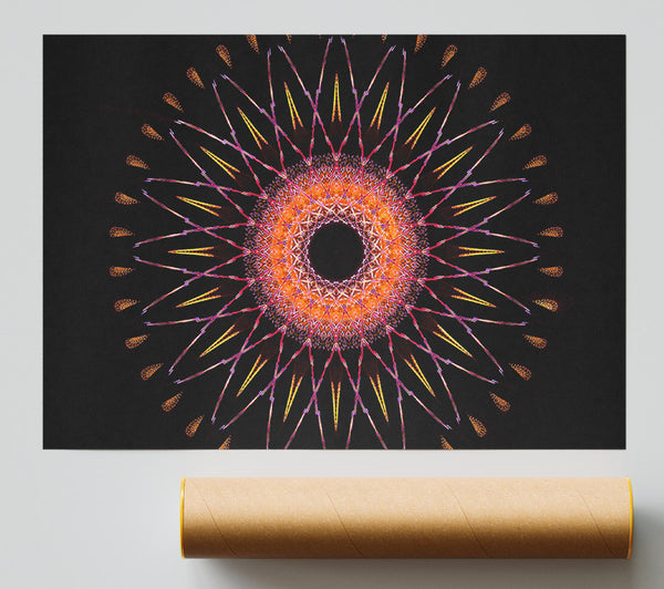 Mandala Vibes Poster