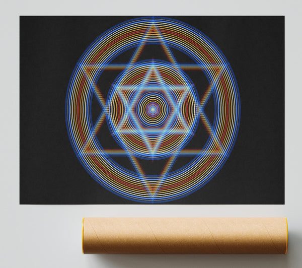 Cymatic Star Print
