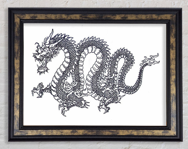 Chinese Dragon Framed Print