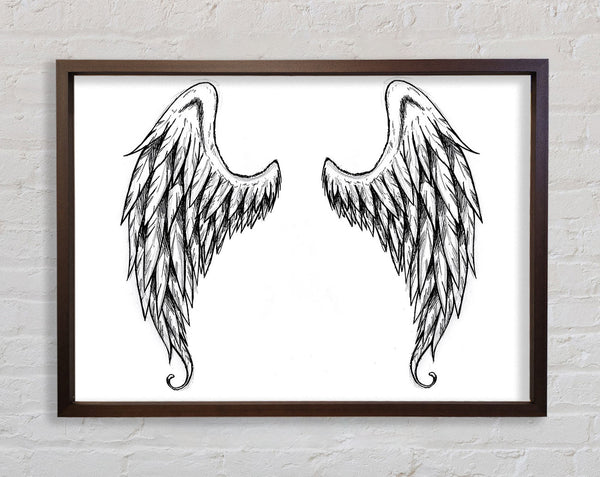 Demon Wings Framed Print