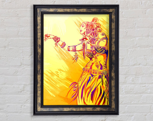 Tribal Fusion Yanarada Framed Print