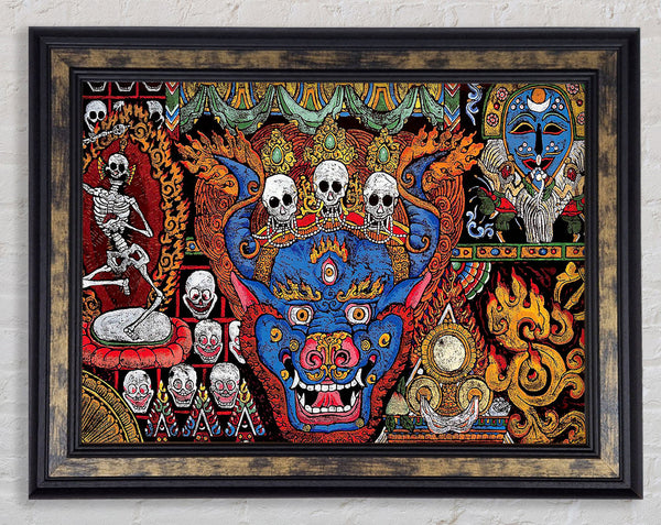 Tibetan Art Framed Print