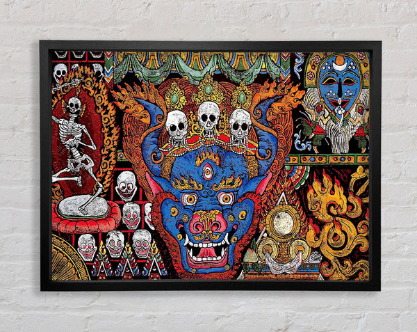Tibetan Art Framed Print