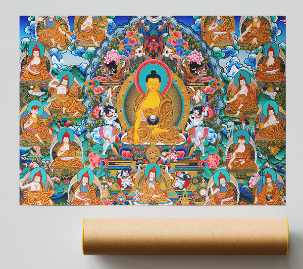 Tibetan Gods Poster