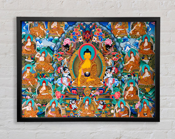 Tibetan Gods Framed Print