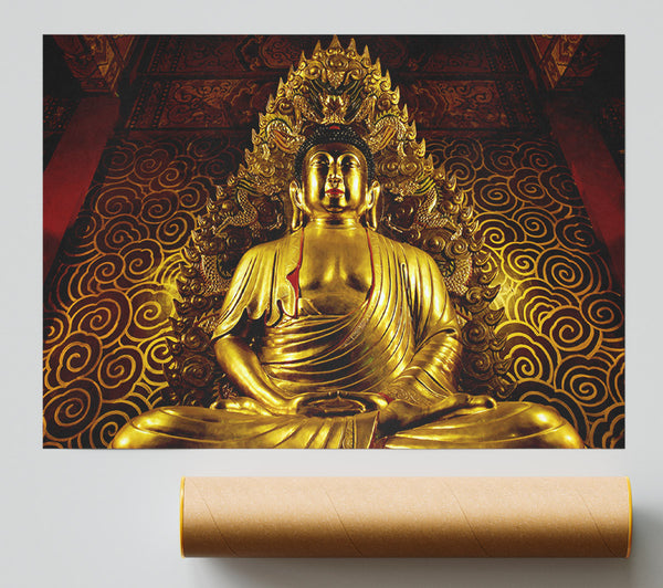 Thai Golden Buddha Poster
