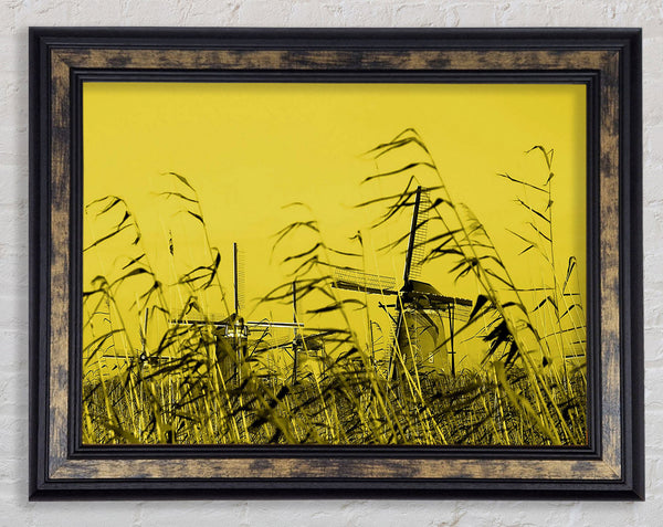 Windmills Framed Print