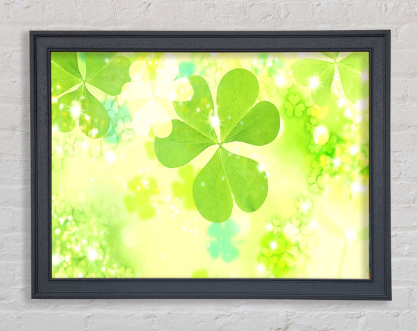 Magic Clover Framed Print