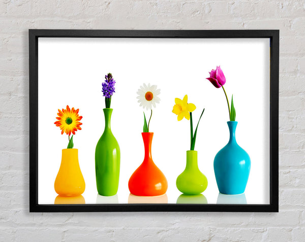 Flower Vases Framed Print