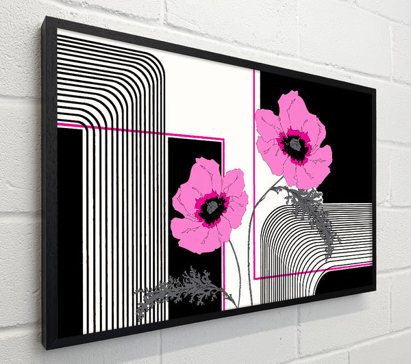 Pink Poppy Stripes