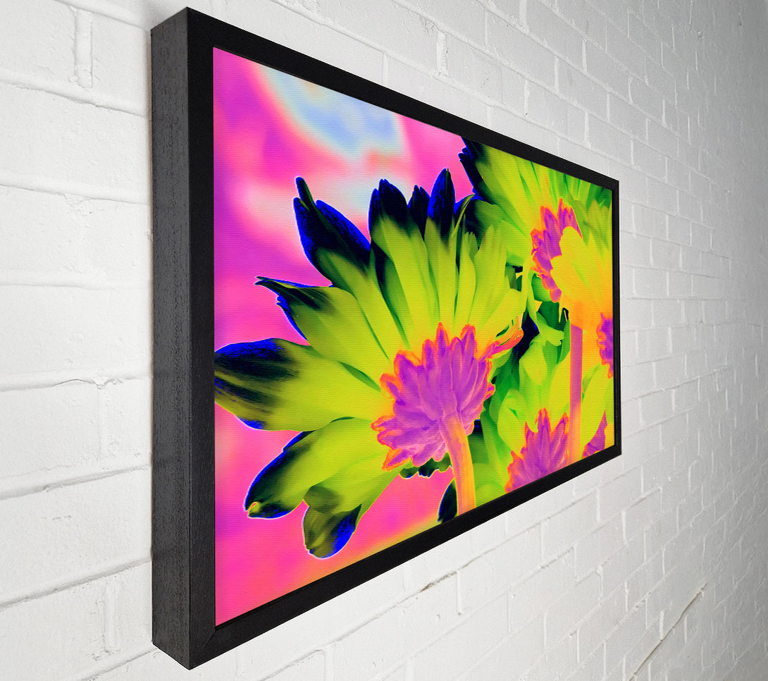  A Canvas Print of Psychedelic Petals Canvas Wall Art