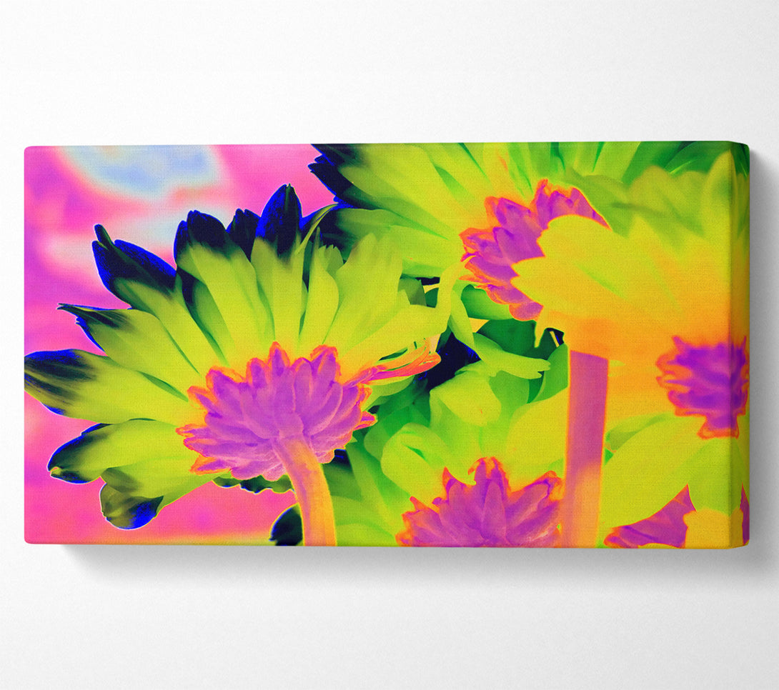  A Canvas Print of Psychedelic Petals Canvas Wall Art