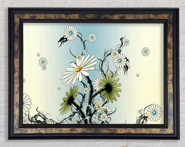 Daisy Chain Skies Framed Print