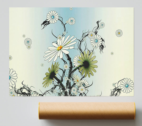Daisy Chain Skies Print