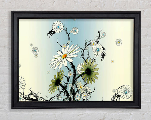 Daisy Chain Skies Framed Print
