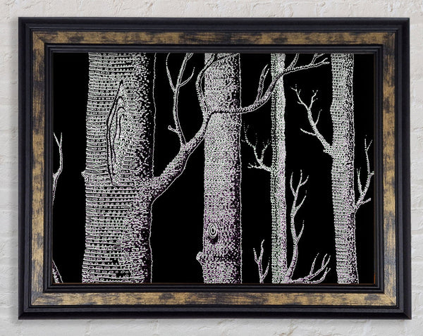 Tree Bark Framed Print