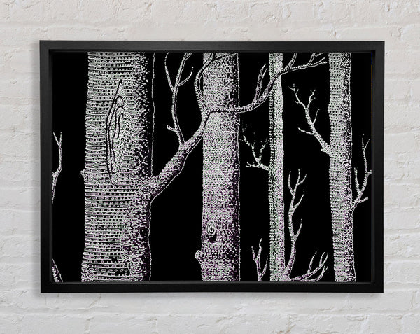 Tree Bark Framed Print