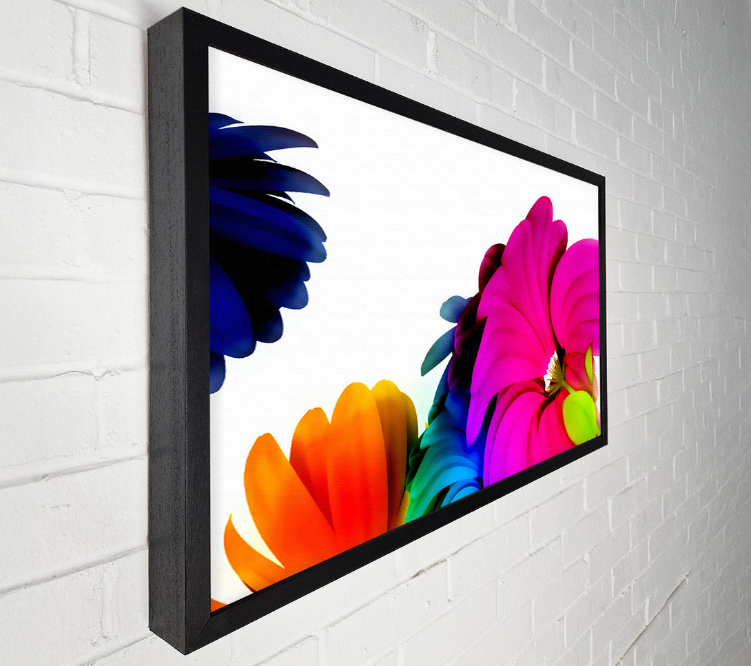  A Canvas Print of Vibrant Flower Glow Canvas Print