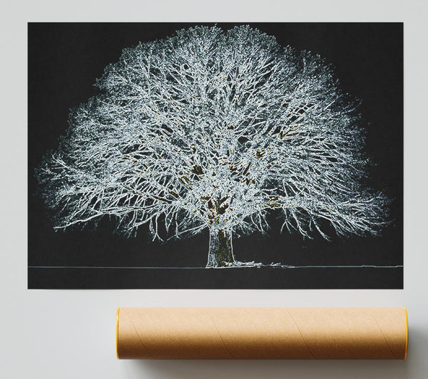Abstarct Neon Floral 34 Giclee Print