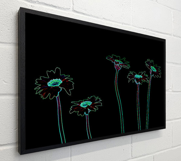Abstarct Neon Floral 29