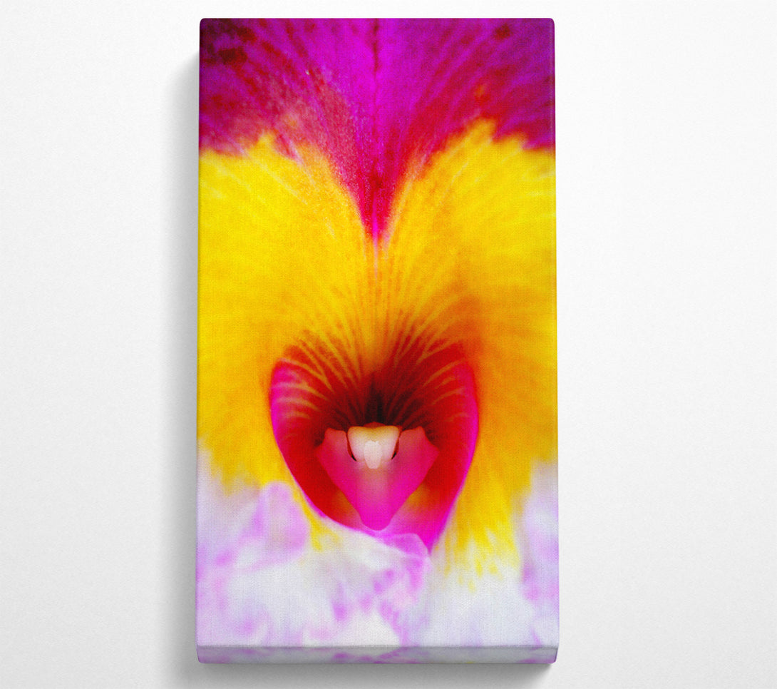  A Canvas Print of Flower Lips Canvas Wall Art