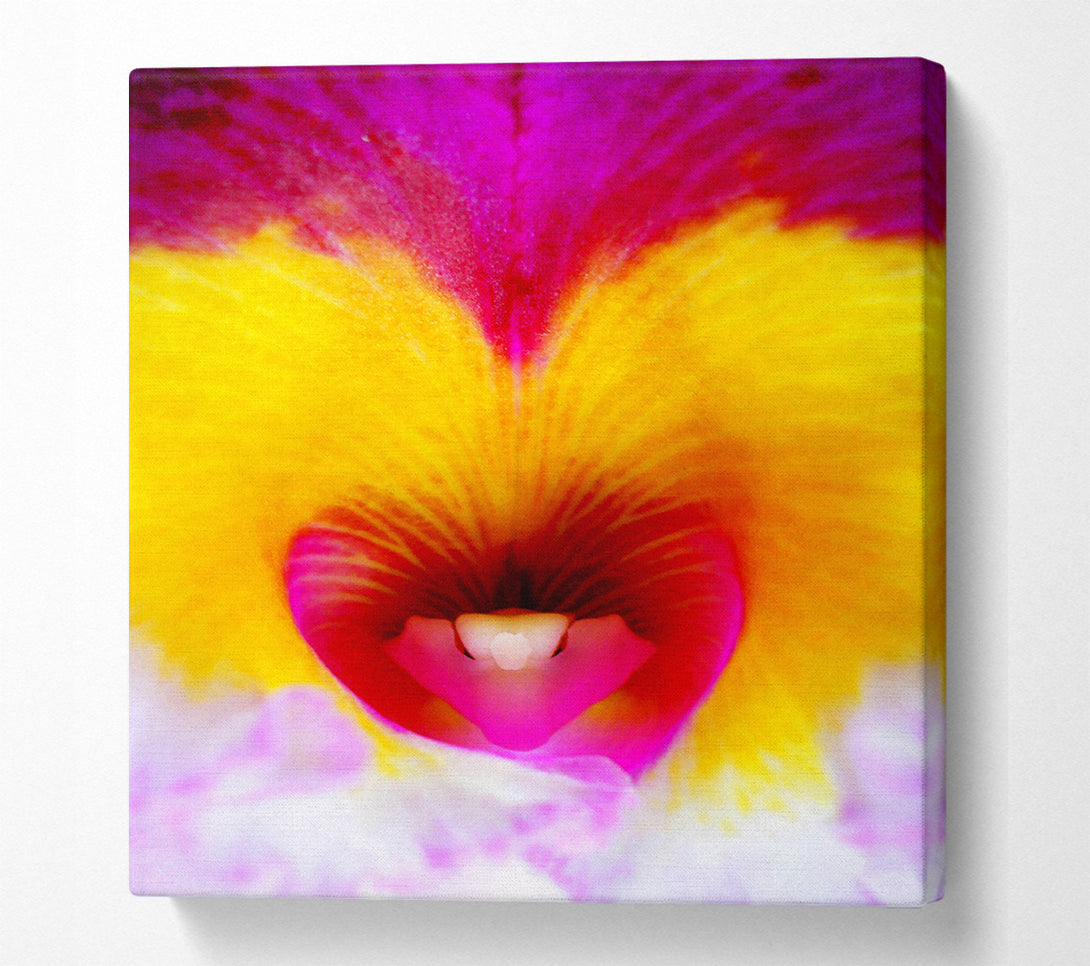  A Canvas Print of Flower Lips Canvas Wall Art