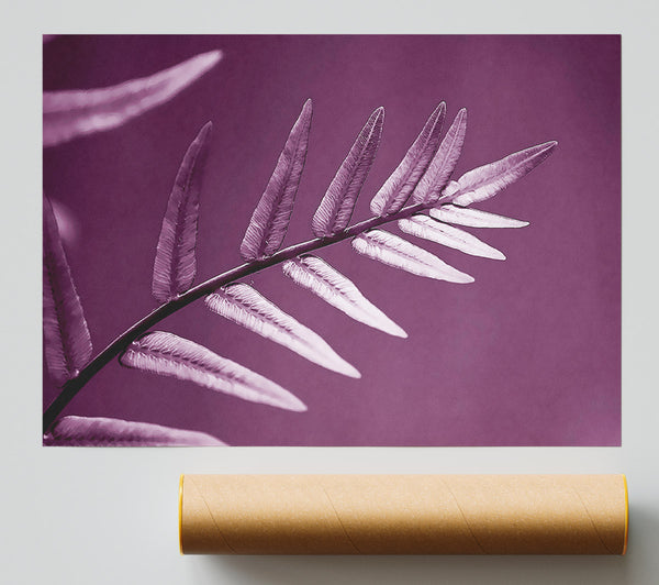 Purple Leaves Print