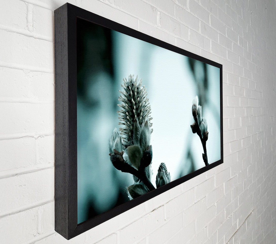  A Canvas Print of Winter Snow Flowers Canvas Art