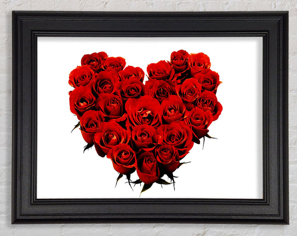 Heart Shaped Framed Print