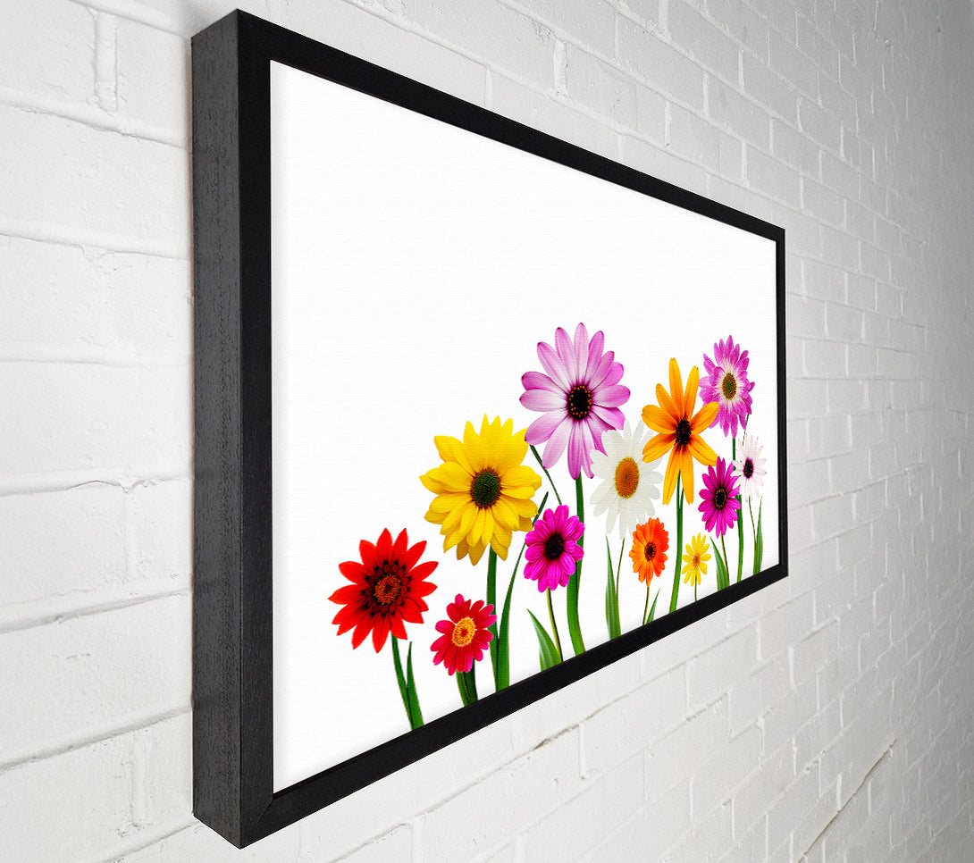 A Canvas Print of Garden Flower Party Canvas Art