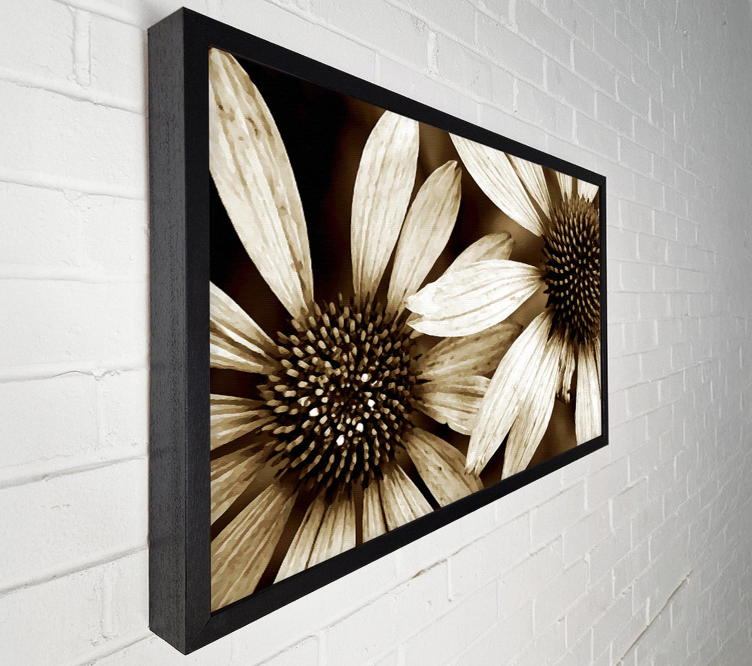  A Canvas Print of Sun Flower Duo Canvas Wall Art