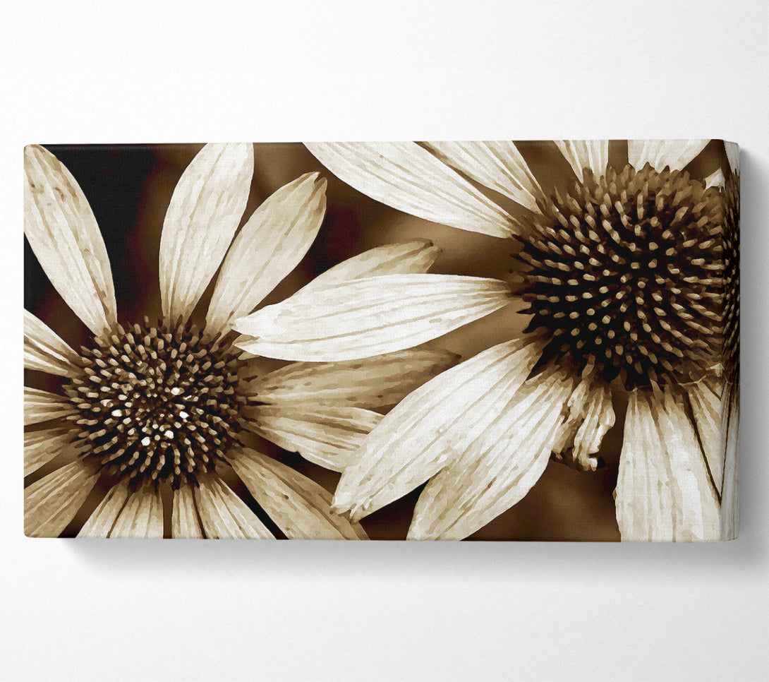  A Canvas Print of Sun Flower Duo Canvas Wall Art